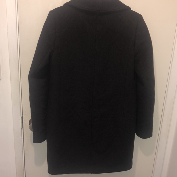 Aritzia Wilfred charcoal cocoon wool coat - Picture 7 of 11